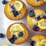 Easy Lemon Blueberry Muffins