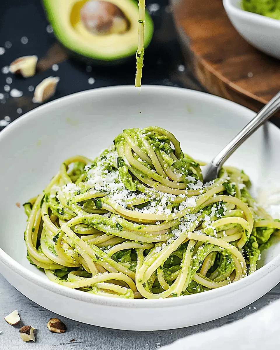 Creamy Avocado Spinach Pasta: A Quick, Delicious Dinner Delight