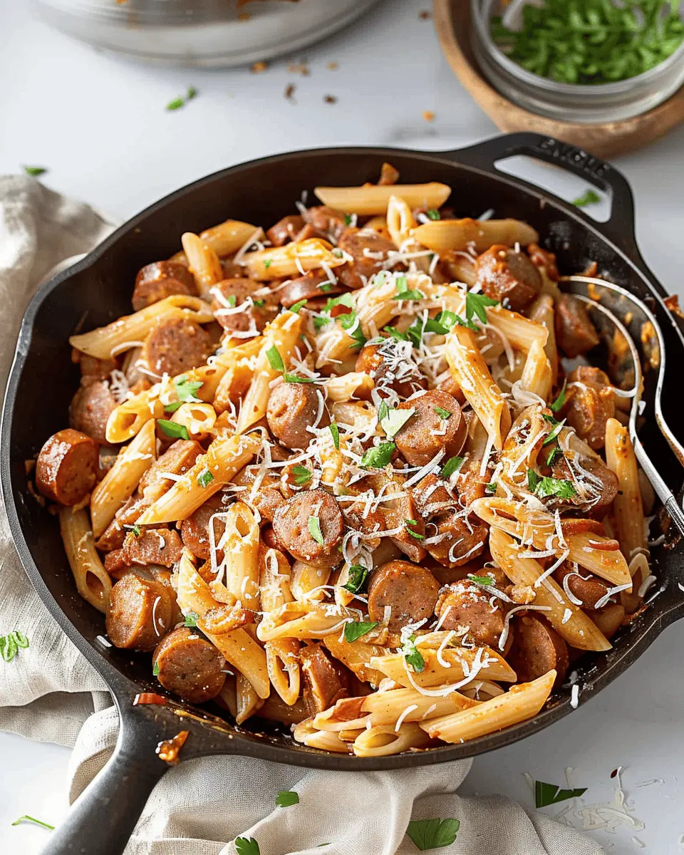 Skillet Sausage Pasta: Easy, Hearty Meal for Busy Nights