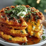 Cheddar Jalapeño Cornbread Waffles