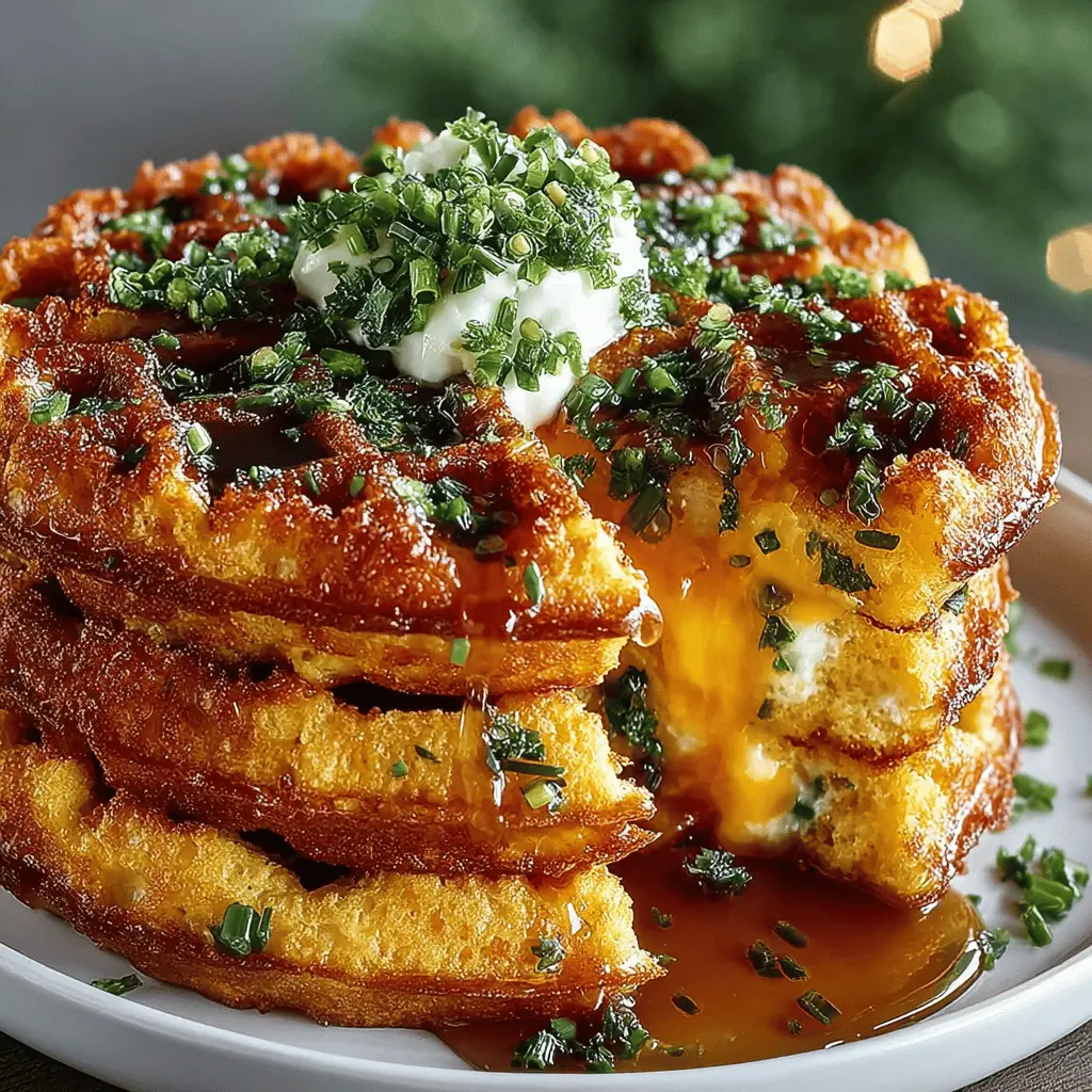 Cheddar Jalapeño Cornbread Waffles: Easy & Flavorful Comfort Food