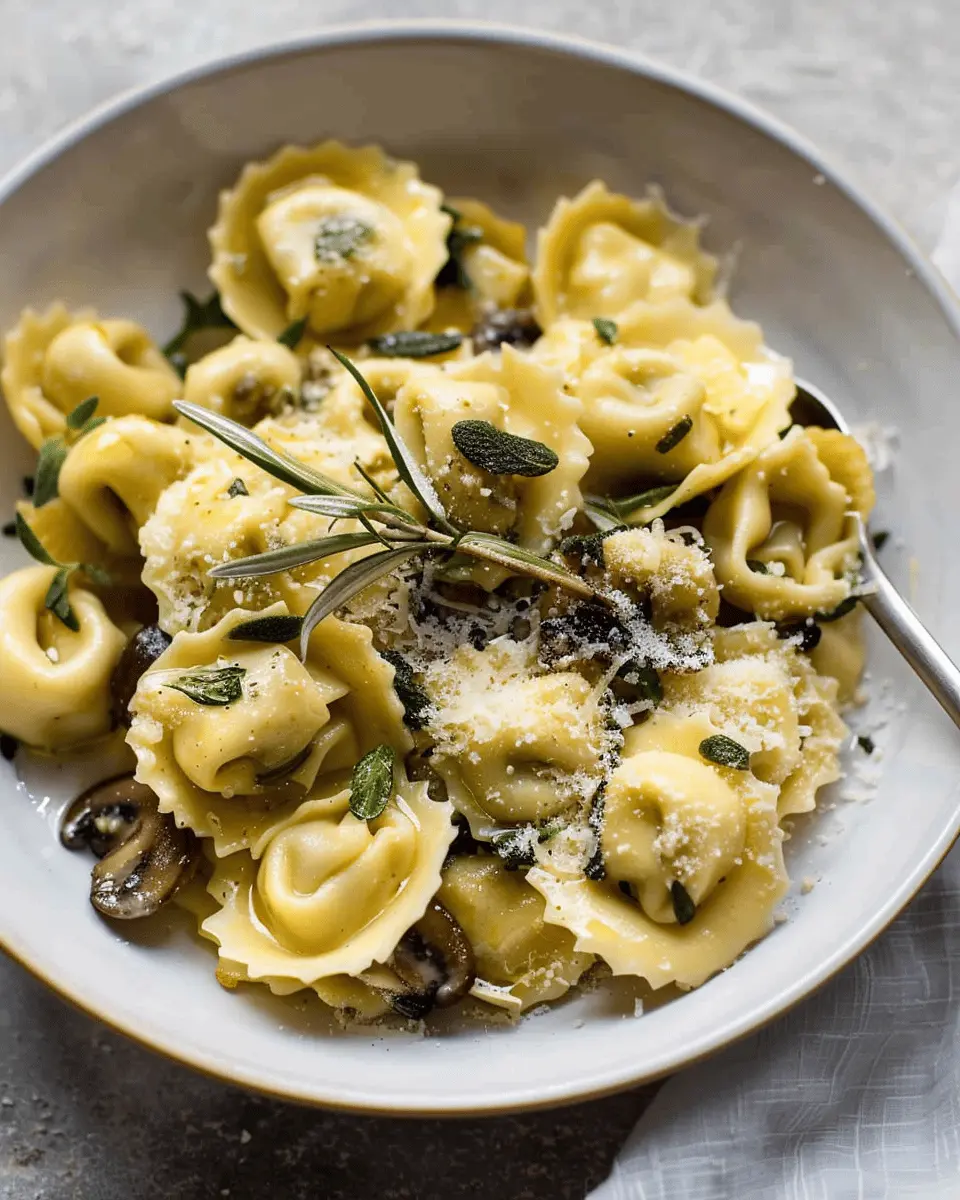 Cheese Tortellini with Butter: An Indulgent 30-Minute Delight