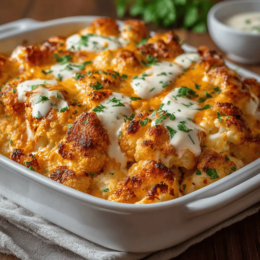 Creamy Buffalo Chicken Casserole: A Cozy, Comforting Delight