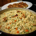Creamy Chicken Pot Pie Orzo