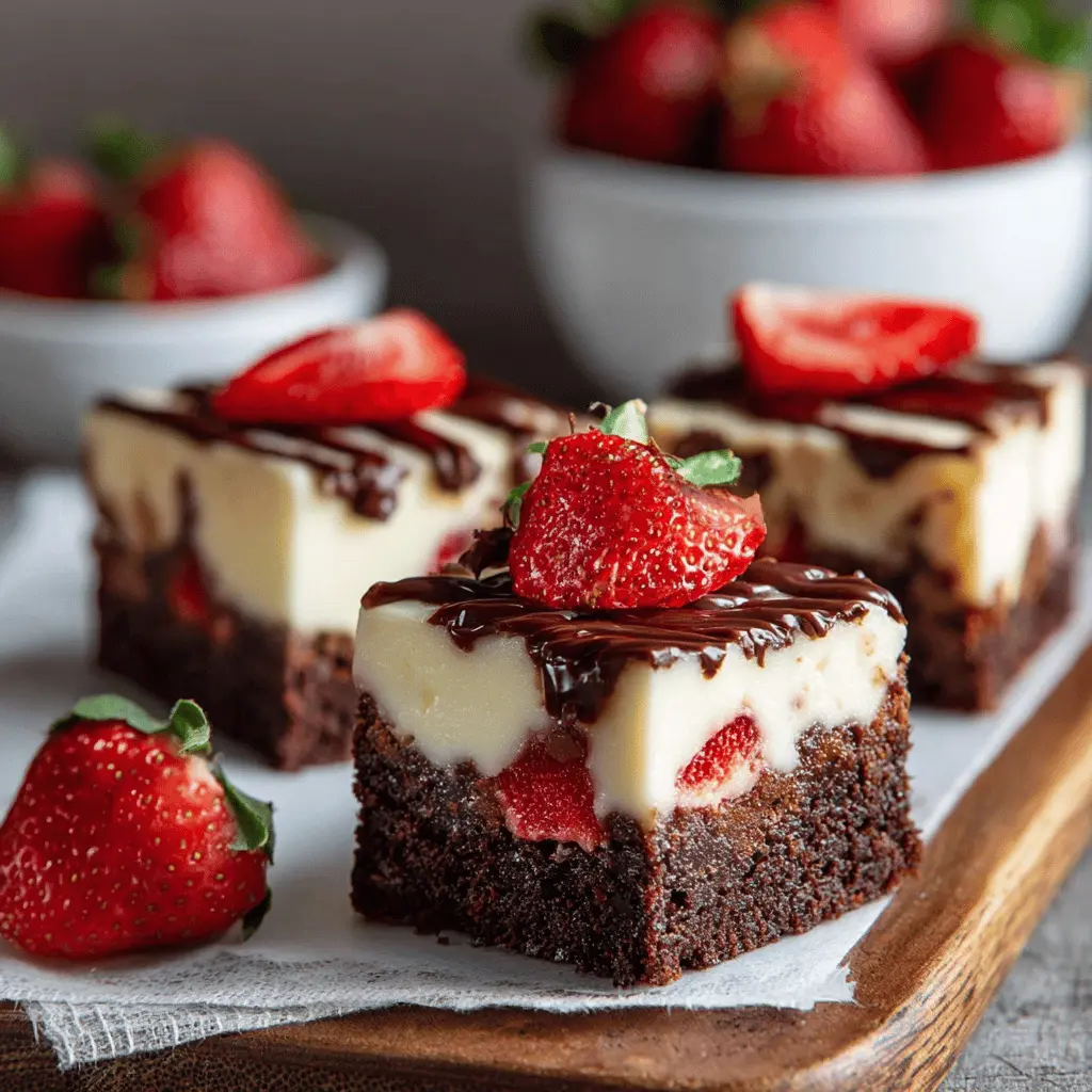 Easy Strawberry Cheesecake Brownies Recipe You’ll Love to Make