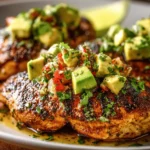 Fiesta Lime Chicken Recipe with Avocado