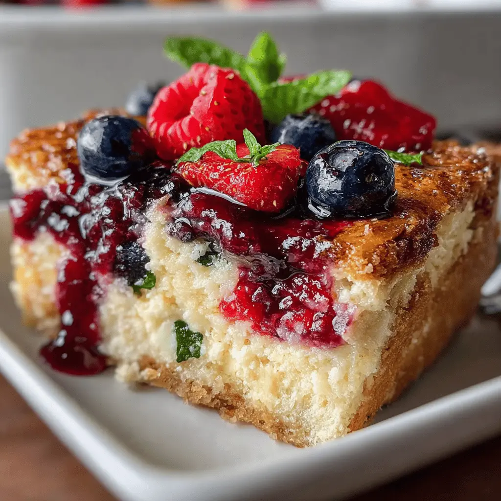 High Protein Triple Berry Bake: The Best Guilt-Free Indulgence
