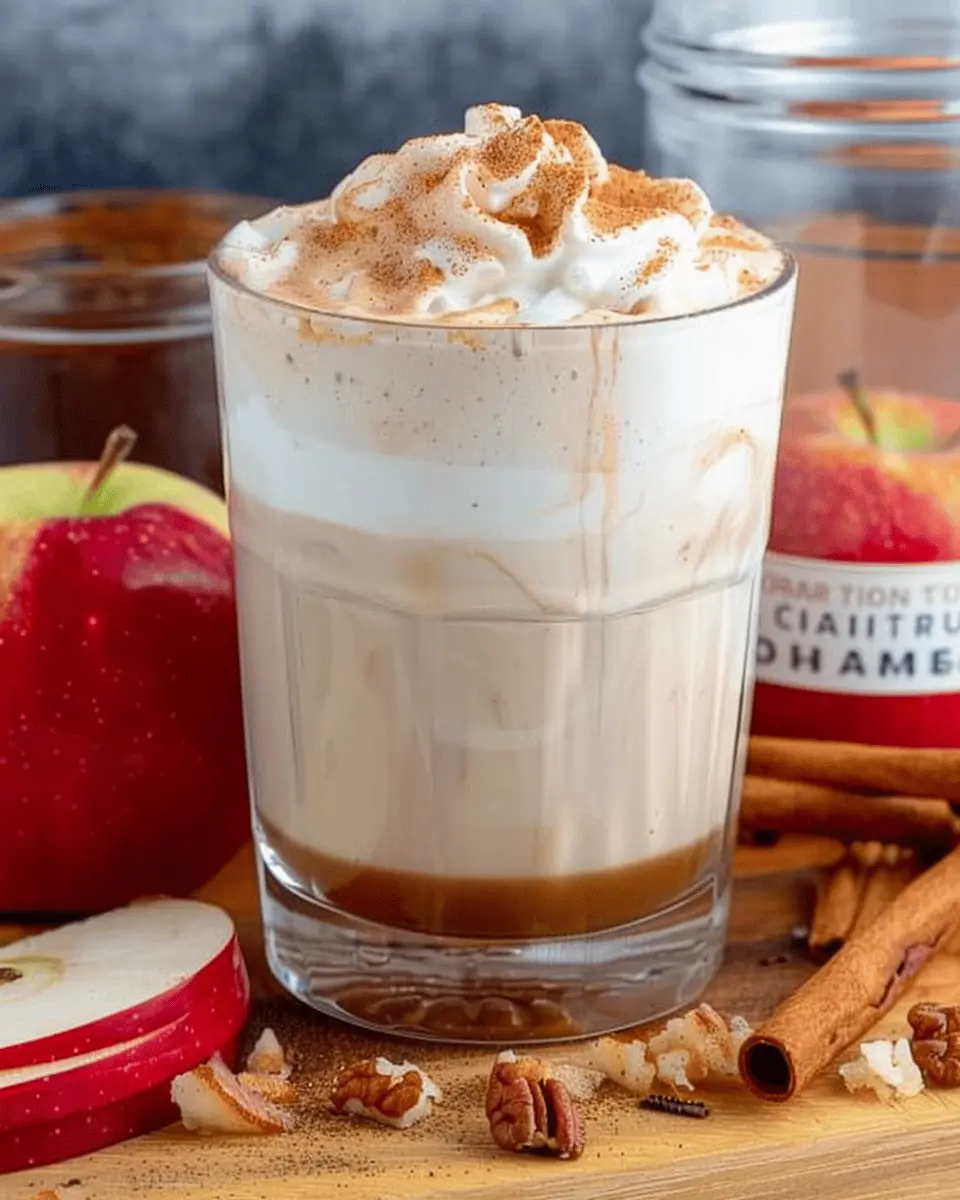 Iced Apple Crisp Cream Chai Latte: A Refreshing Fall Indulgence