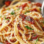 One-Pan Sun-Dried Tomato Pasta