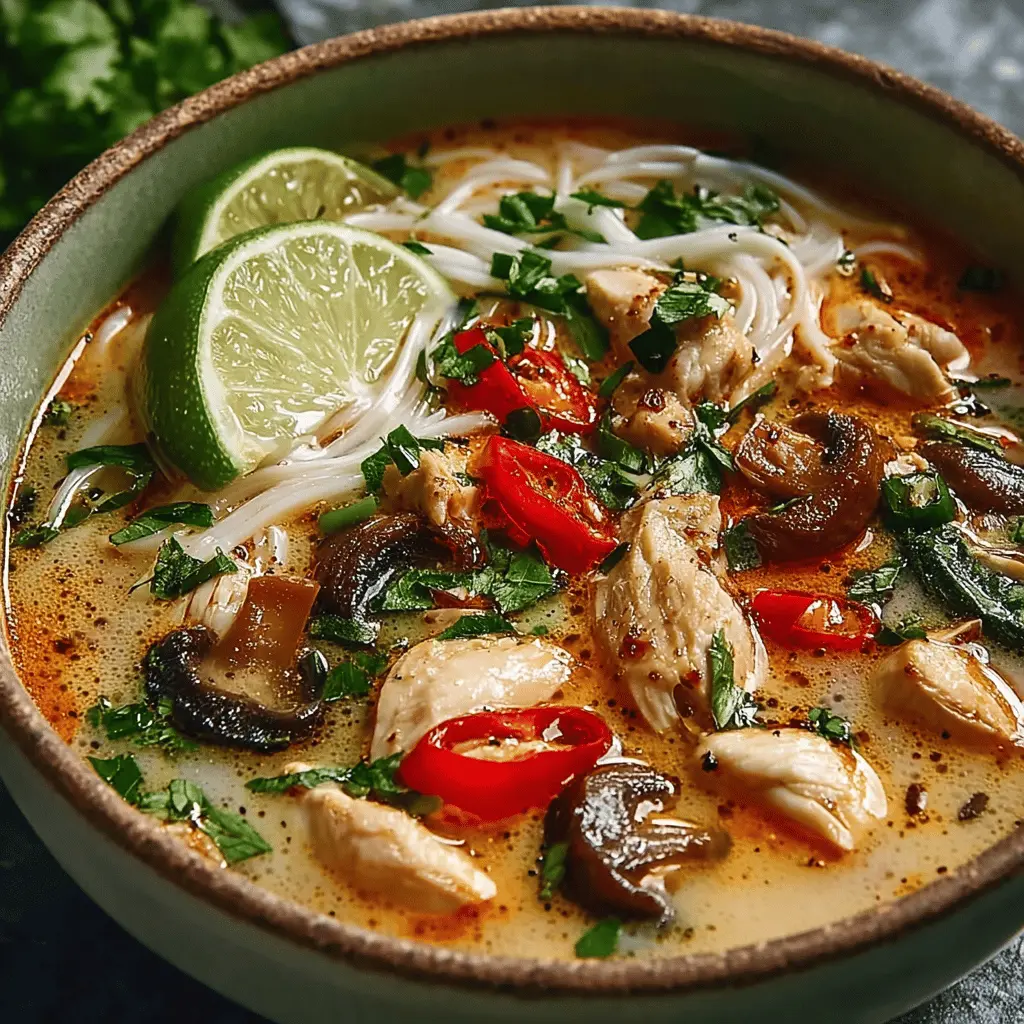Quick and Flavorful Easy Thai Chicken Soup Recipe for Cozy Nights