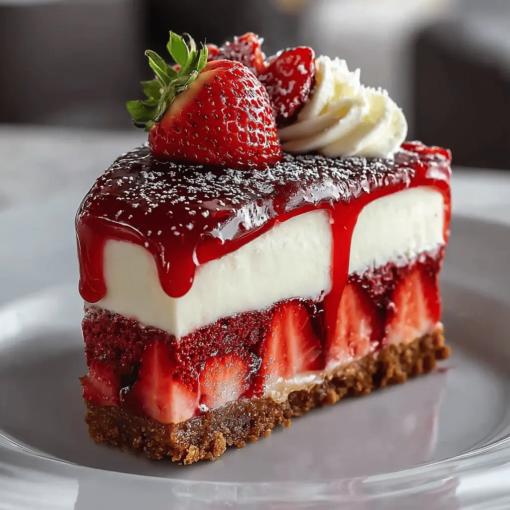 Red Velvet Strawberry Cheesecake: An Indulgent Homemade Delight
