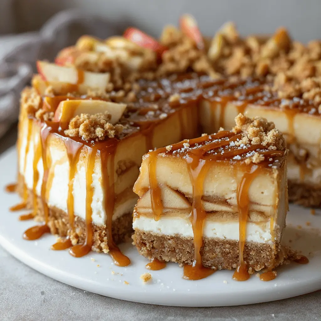 Salted Caramel Apple Pie Cheesecake: The Best Indulgent Treat