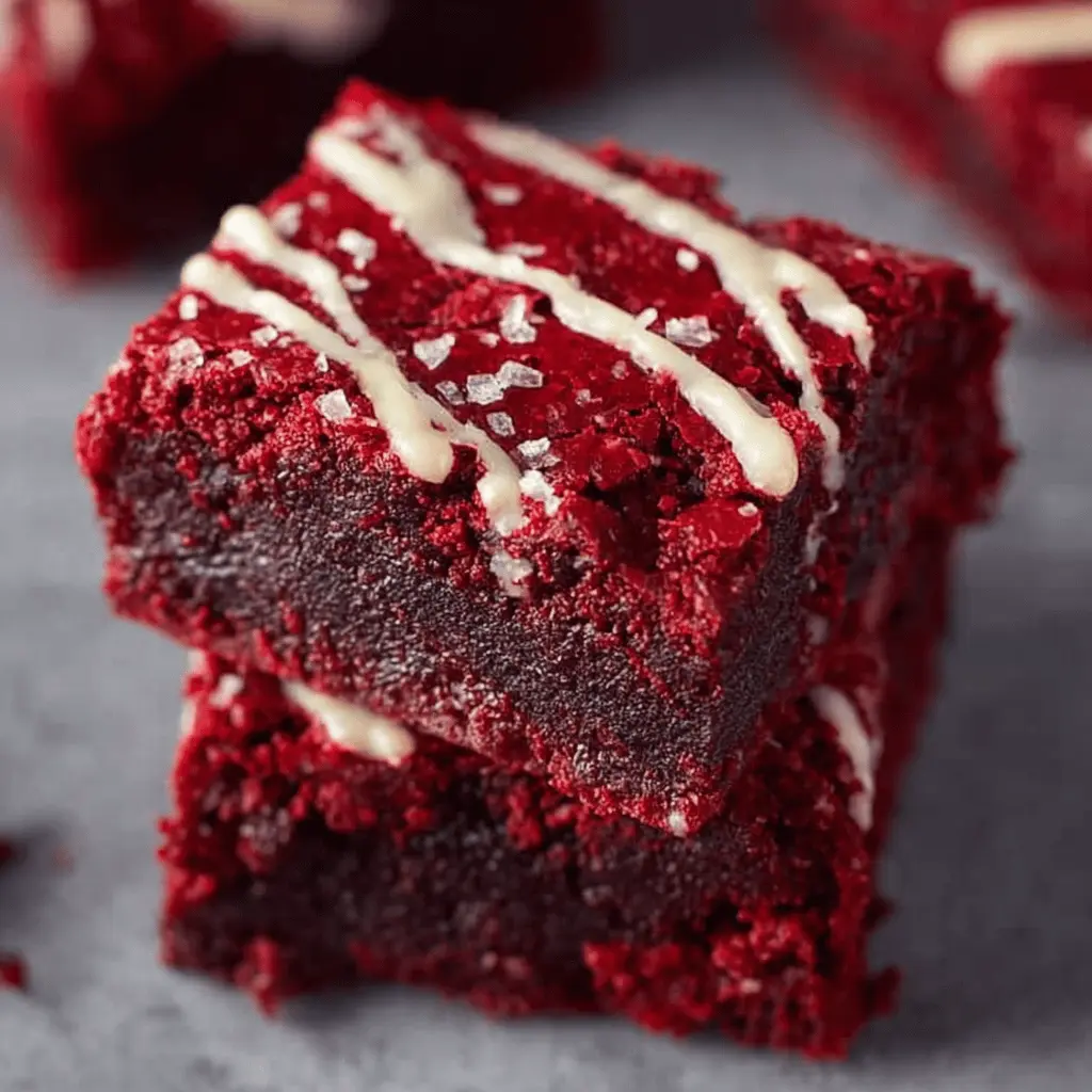 Fudgy Red Velvet Brownies: The Best Recipe for Sweet Indulgence
