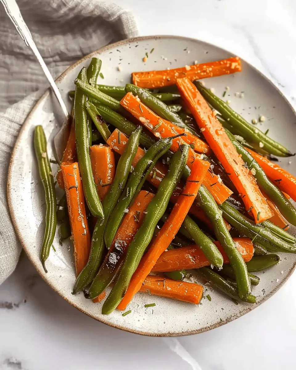 Roasted Green Beans and Carrots: The Best Easy Side Dish