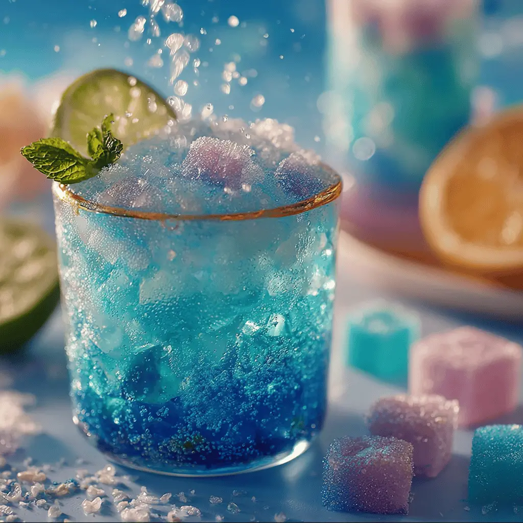 Mermaid Water Mocktail: Refreshing and Easy Tropical Delight