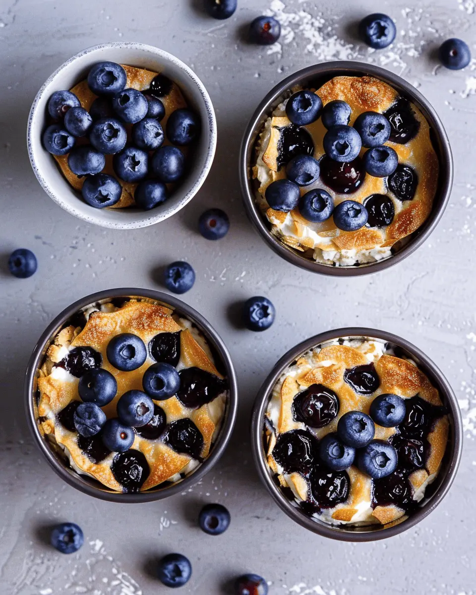 Baked Blueberry Cottage Cheese Breakfast Bowls: Easy & Delicious