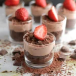 Creamy No-Bake Chocolate Cheesecake Cups