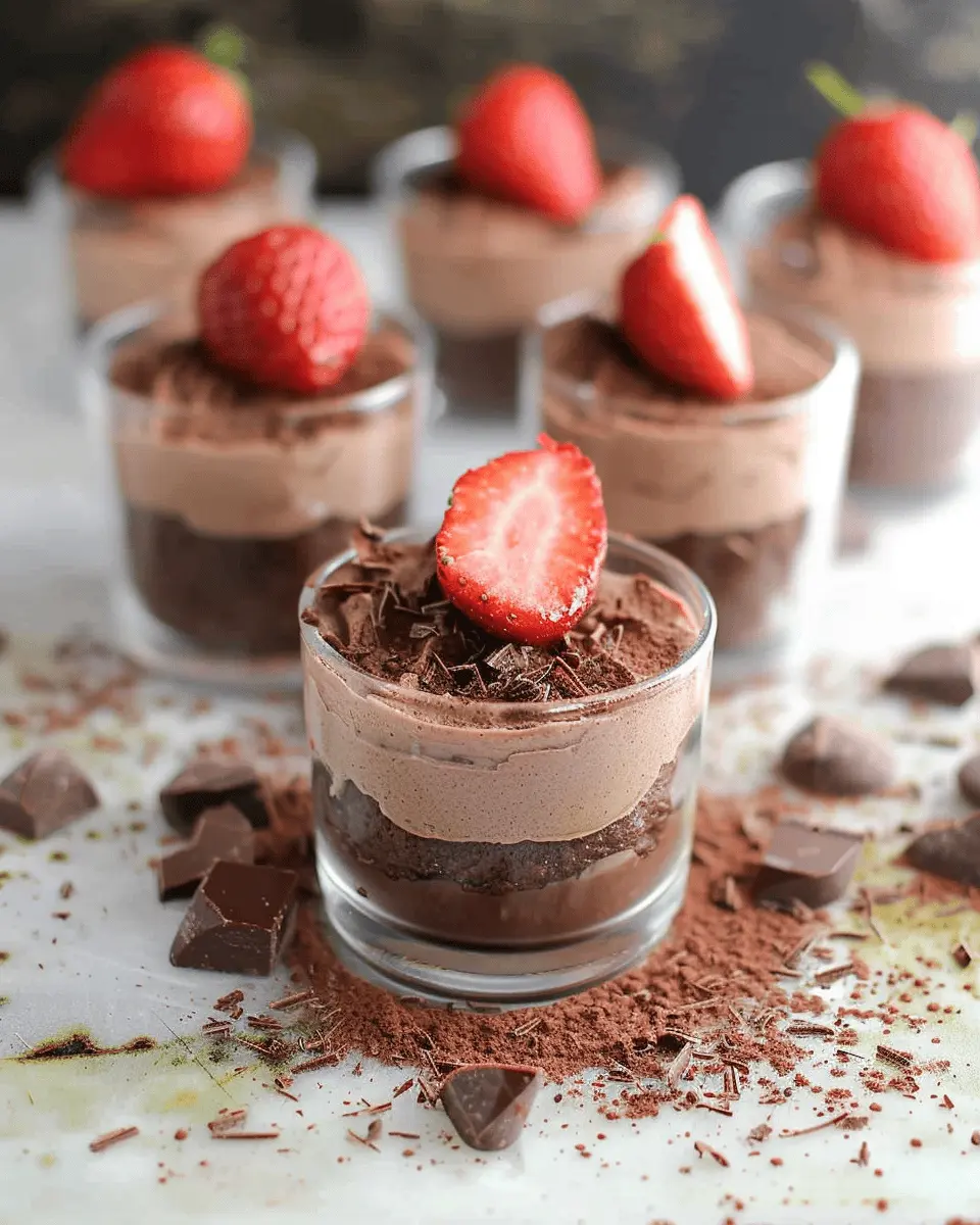 Creamy No-Bake Chocolate Cheesecake Cups: Indulgent Delight at Home