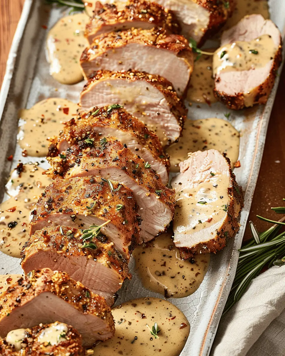 Best Ever Pork Tenderloin with Dijon Cream Sauce You’ll Love