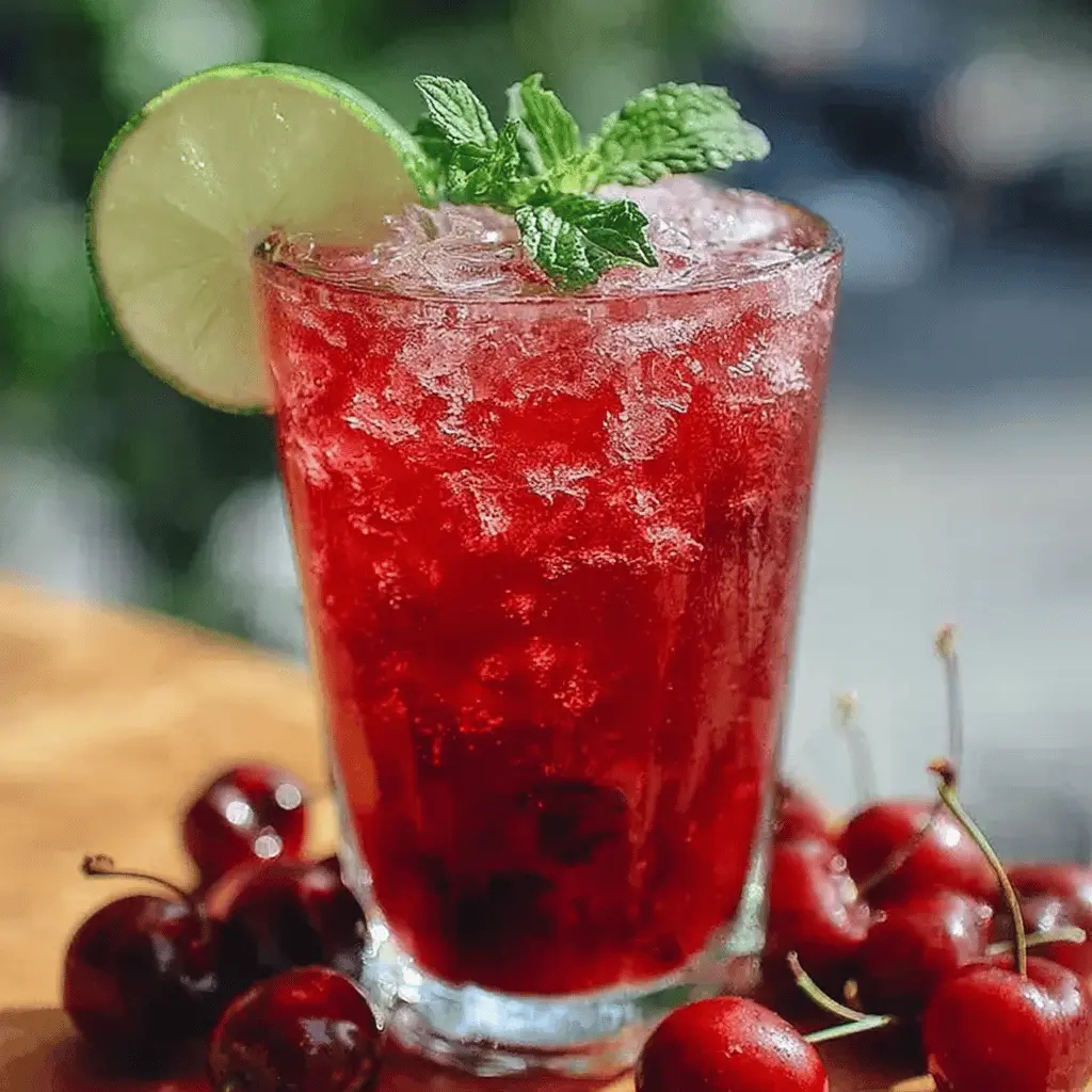 Cherry Agua Fresca Refreshing Homemade Summer Drink Delight for All