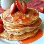 Strawberry Vanilla Pancakes