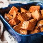 Roasted Sweet Potatoes with Honey and Cinnamon