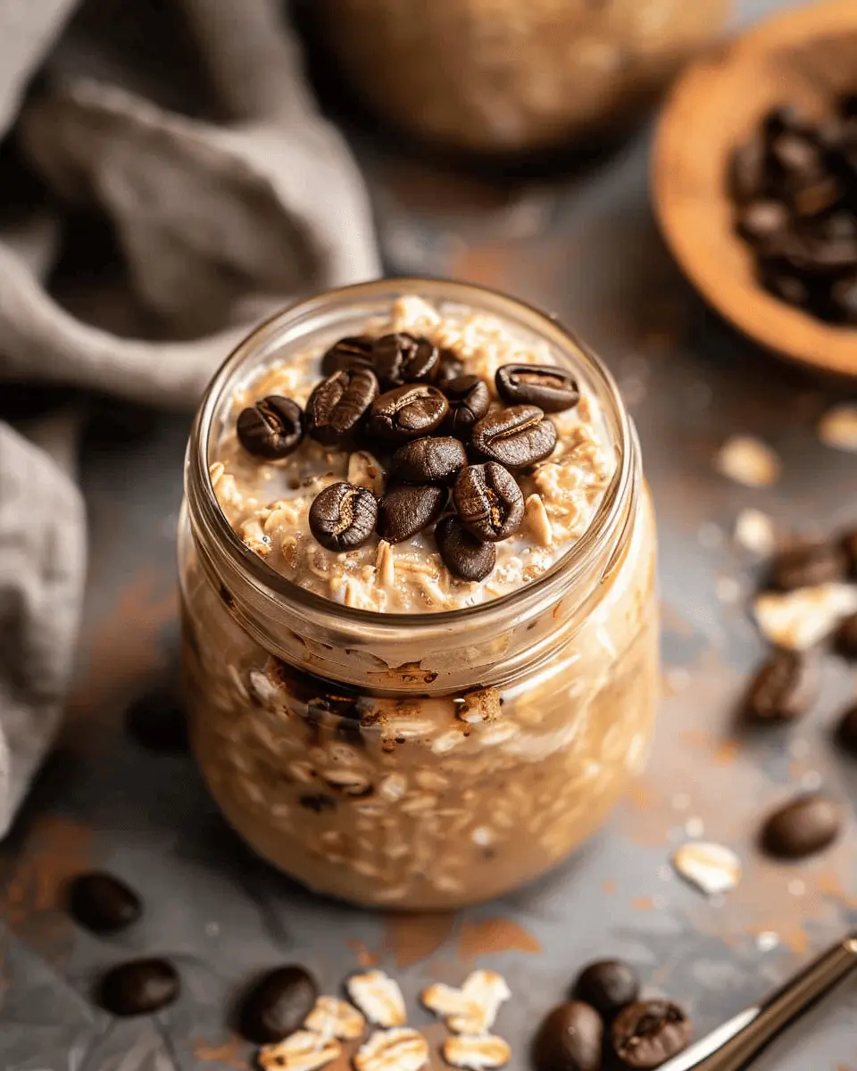 Vanilla Cold Brew Coffee Overnight Oats for a Energizing Breakfast