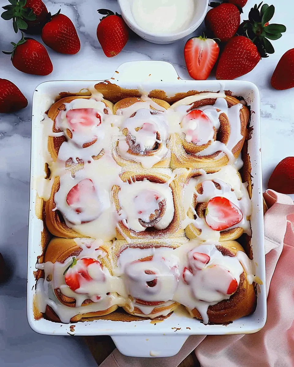 Strawberry Cheesecake Cinnamon Rolls: An Indulgent Brunch Delight