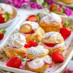 Easy Strawberry Cream Puffs Recipe