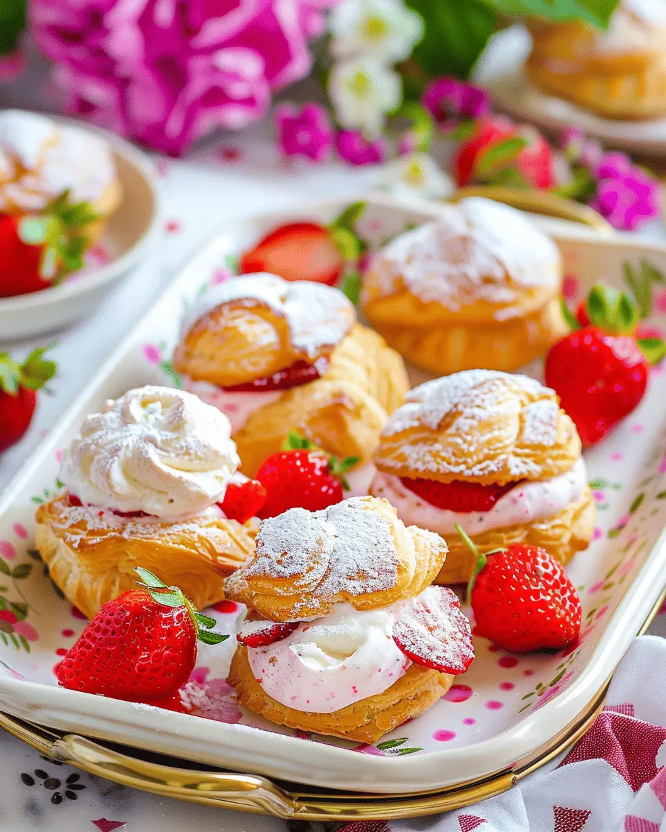 Easy Strawberry Cream Puffs: Indulge in Homemade Delight