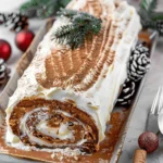 Gingerbread Yule Log
