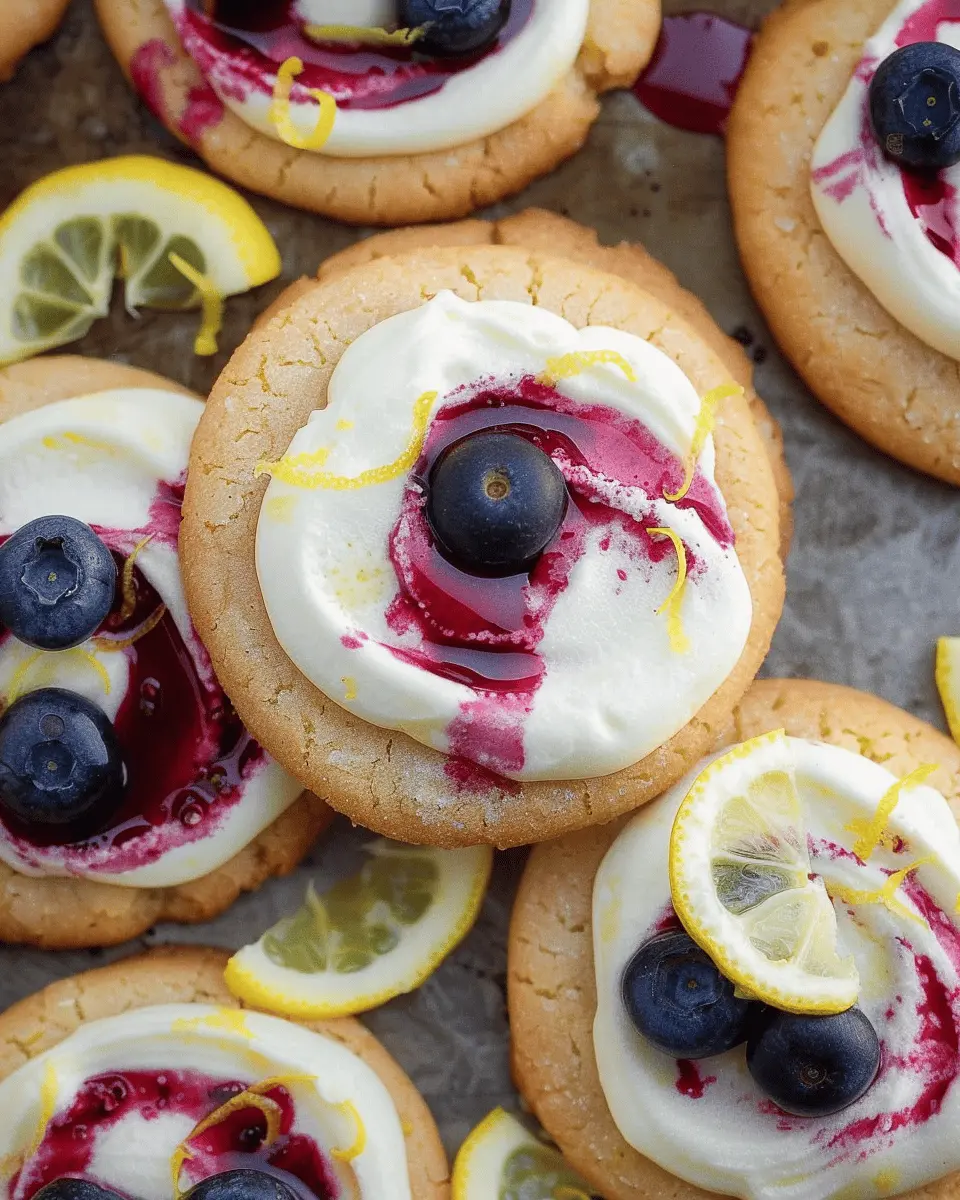 Lemon Blueberry Cookies: Easy Treats for Sweet Moments