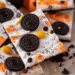 Chocolate Halloween Oreo Bark