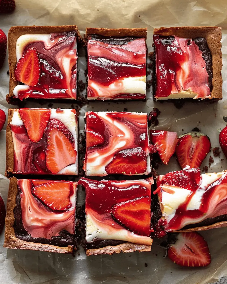 Strawberry Cheesecake Brownies: The Indulgent Treat You’ll Love