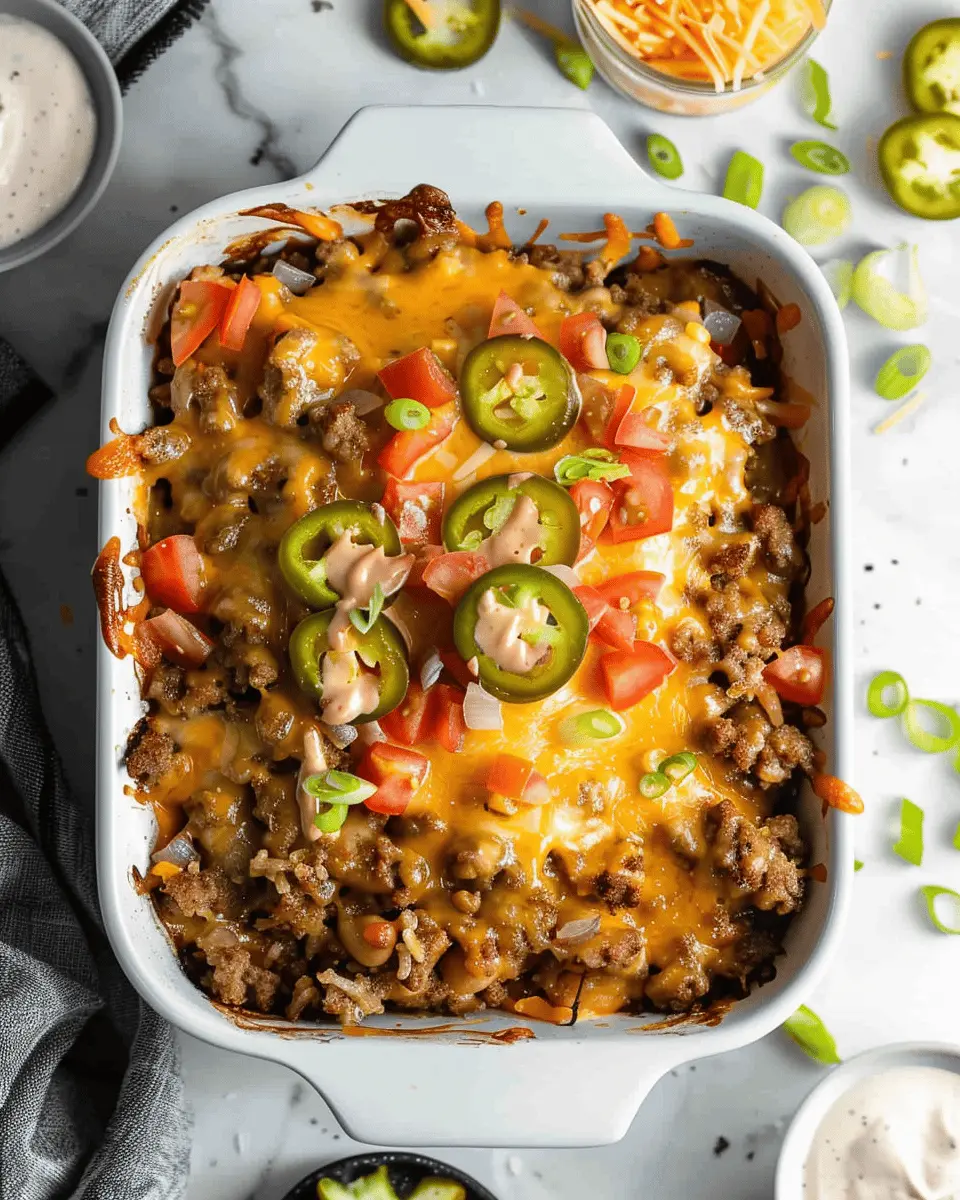 Big Mac Casserole: Easy Comfort Food with Turkey Bacon and Chicken Ham