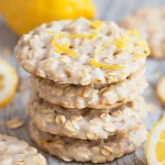No Bake Lemon Oatmeal Cookies