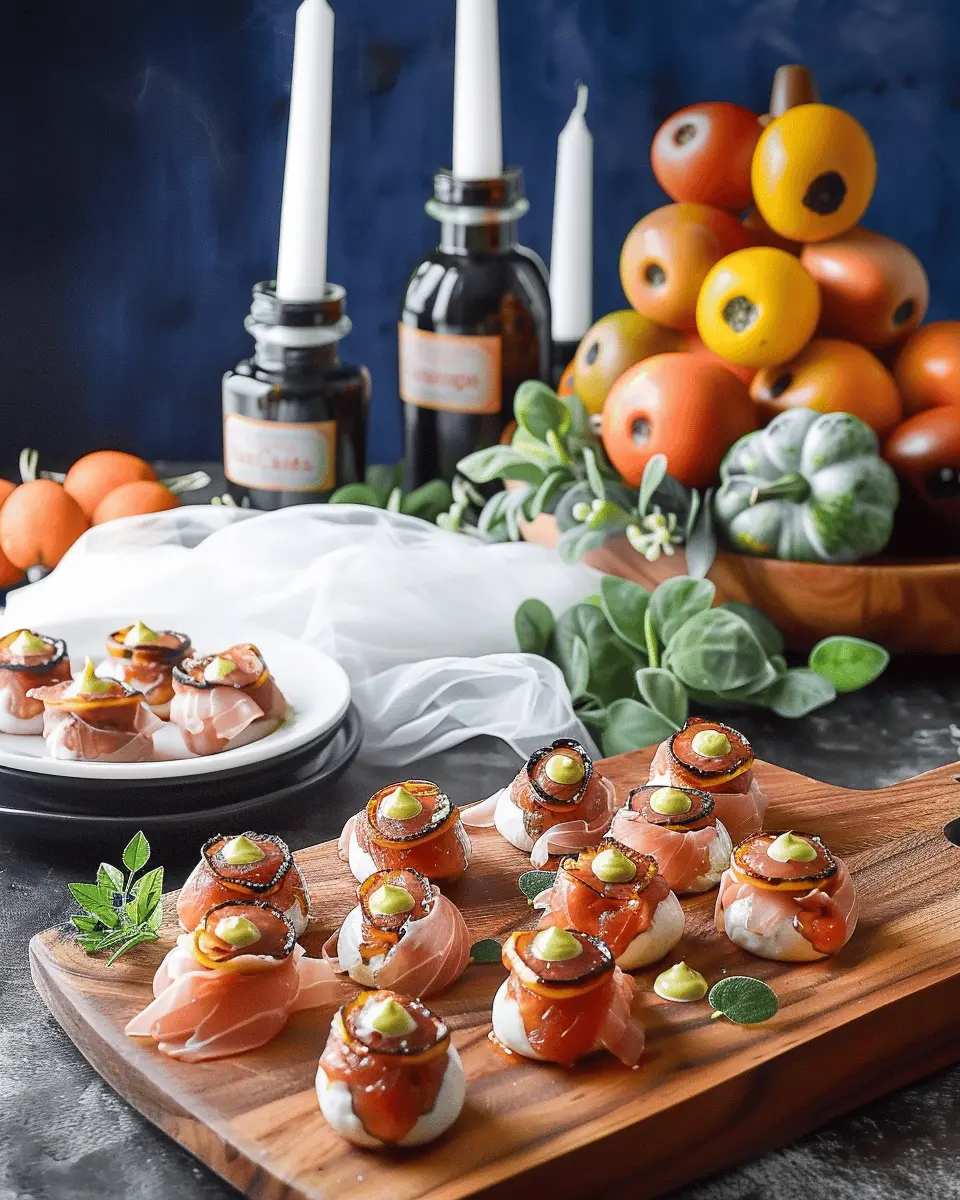 Antipasto Eyeballs: Easy and Indulgent Party Appetizer Idea