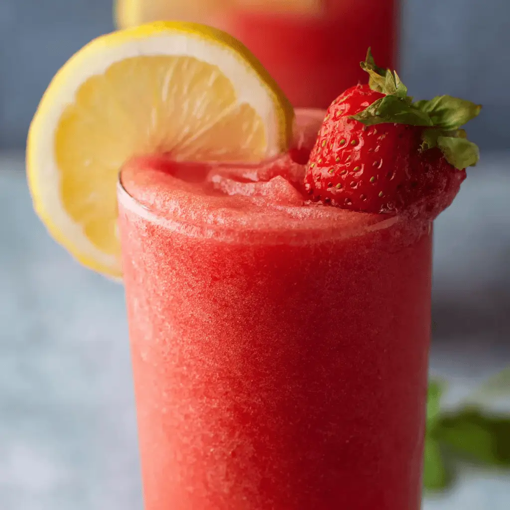Easy Frozen Strawberry Lemonade: Refreshing Summer Treat for All