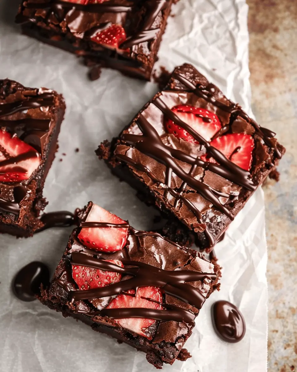 Chocolate Strawberry Brownies: Easy Indulgence You’ll Love