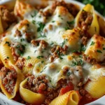 Beef Stuffed Shells Pasta