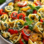 Cheese Tortellini Summer Veggies