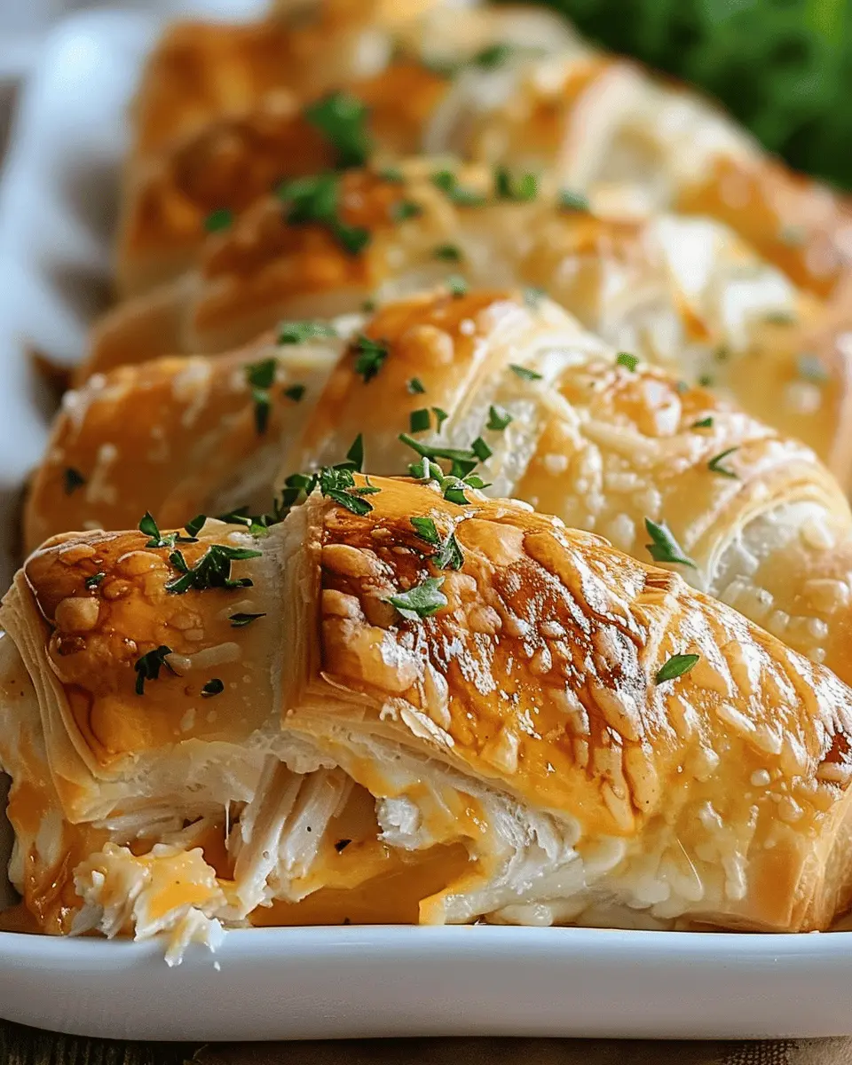 Cheesy Chicken Crescent Rolls: Easy Comfort Food Delight