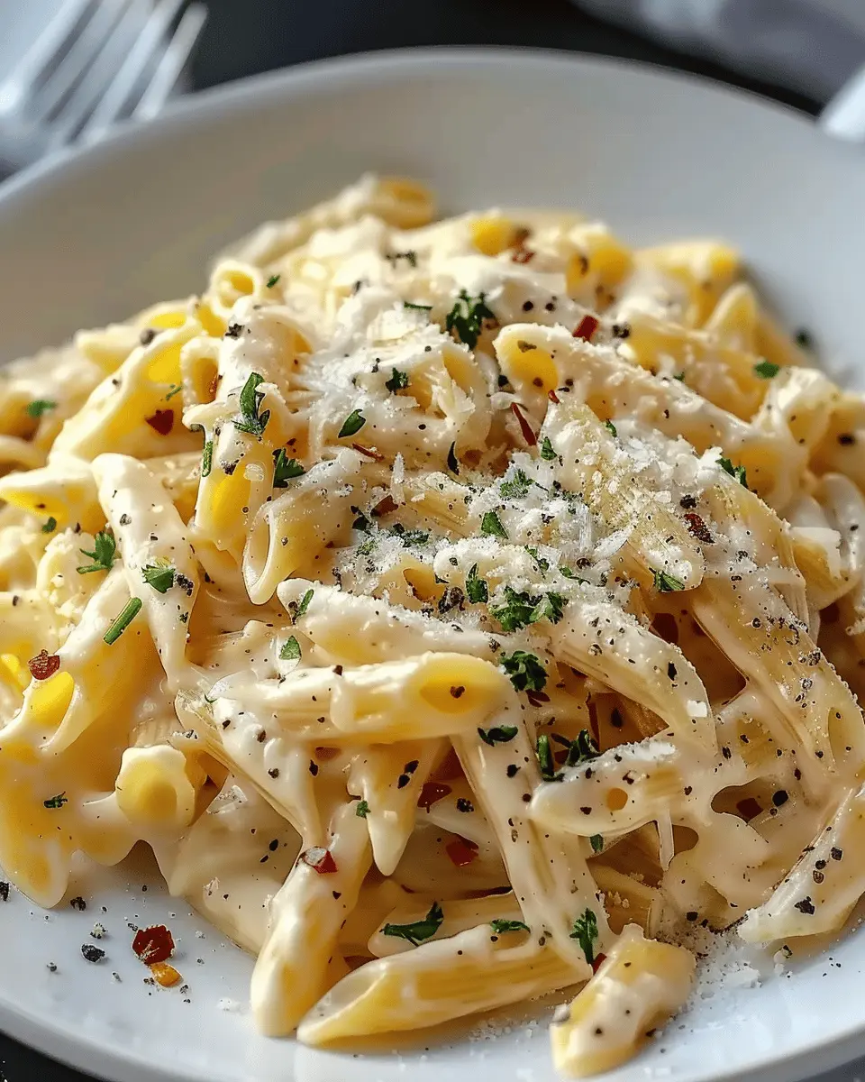 Creamy Garlic Pasta with Turkey Bacon: A Delicious Comfort Dish