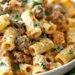 Creamy Italian Sausage Rigatoni