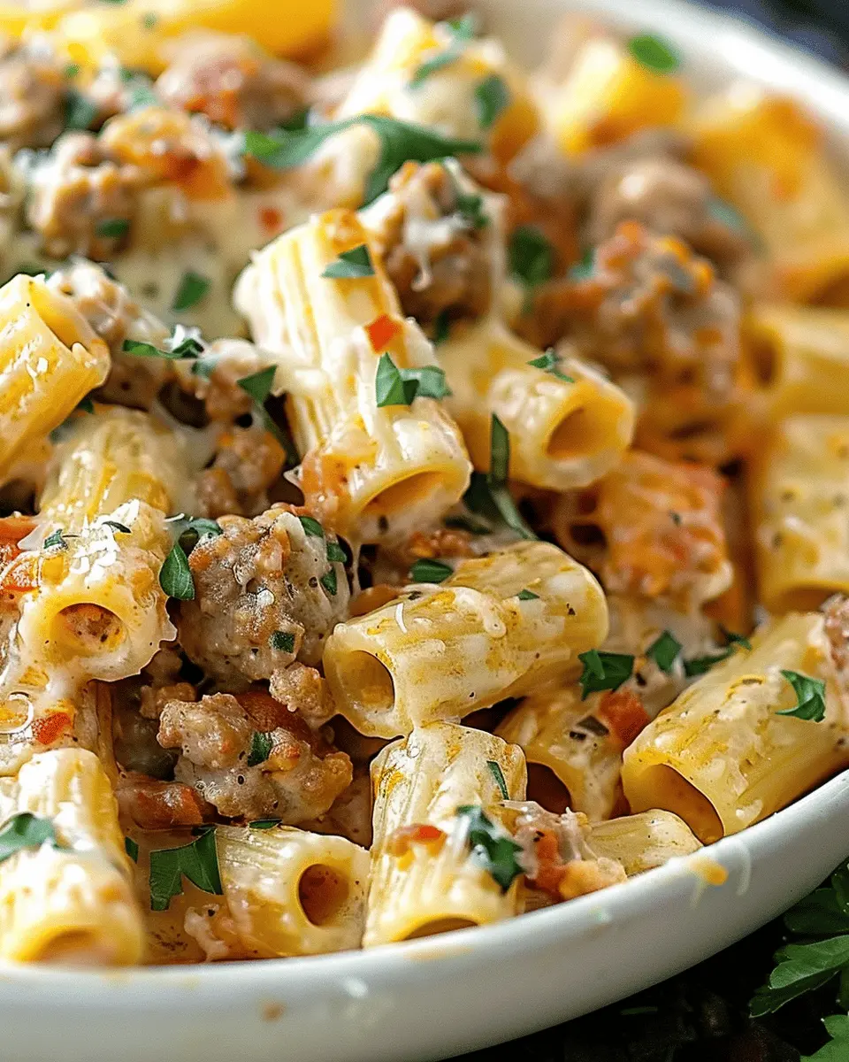 Creamy Italian Sausage Rigatoni: A Cozy Weeknight Delight