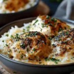 Creamy Smothered Chicken And Rice