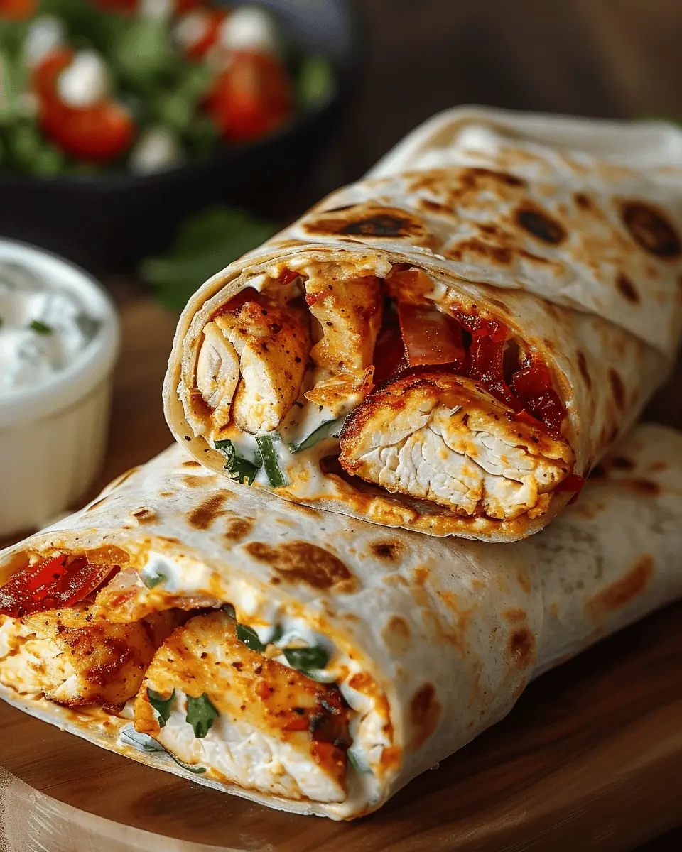 Crispy Air Fryer Chicken Mozzarella Wraps: Easy Comfort Food Delight