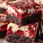 Decadent Red Velvet Cheesecake Brownies