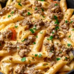 High Protein Creamy Beef Pasta Recipe for Quick Weeknight Dinners