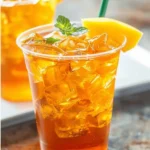 Homemade Mango Iced Tea